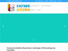 Tablet Screenshot of cursosadobe.com.br